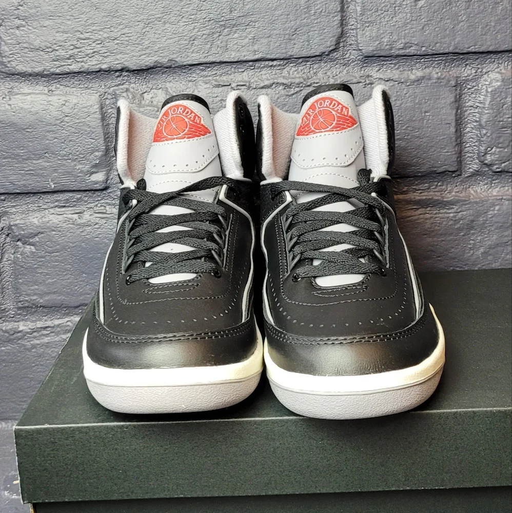 Nike Air Jordan 2 Retro Black Cement Mens & GS DR8884-001 New Size 6
